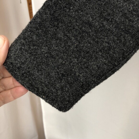 Madewell Wool Blend Lined Sweater Dress Small Gray Geo Tilt Shift Color Block - Picture 7 of 12